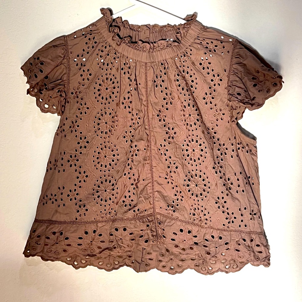 NORDSTROM eyelet top